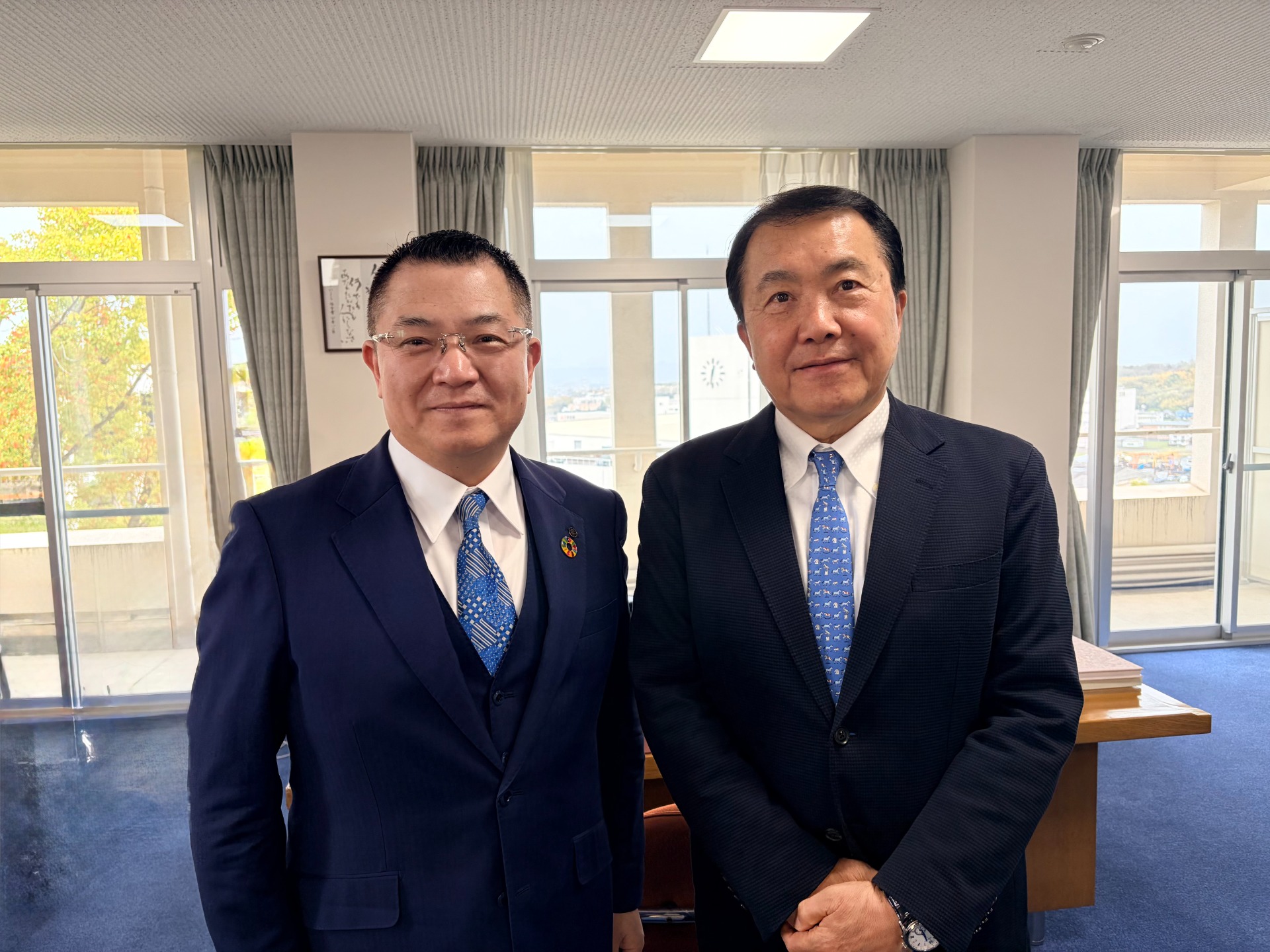 2026年4月4日 梅花女子大学を表敬訪問、小川理事長と会談